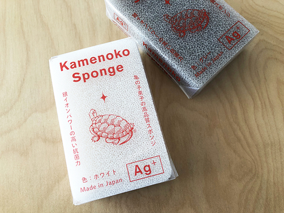 たわしのスポンジ。