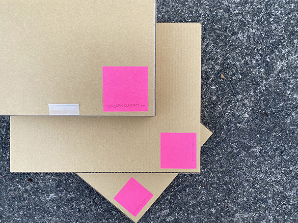 “建築ではない方の模型”のその後です。