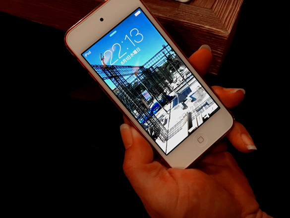 シアワセな待ち受け画面。