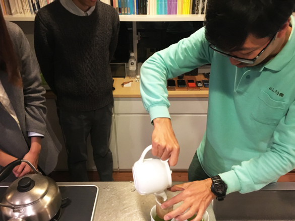 茶匠、森下君。