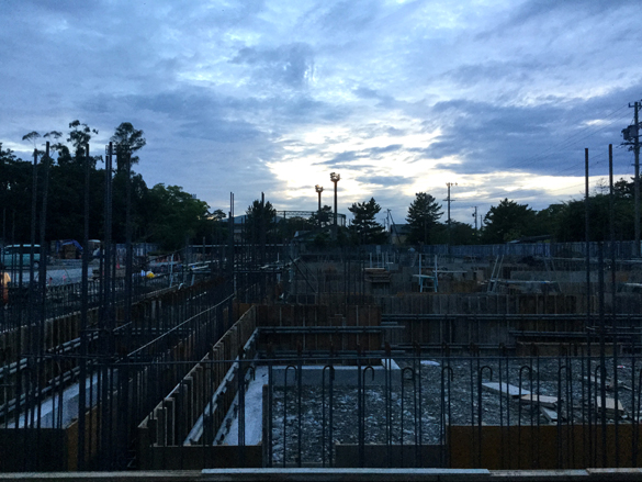 実物大の模型。